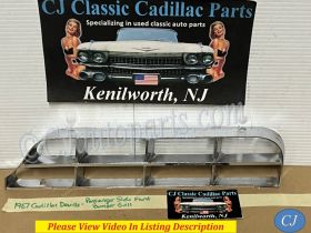 OEM 1967 Cadillac Deville Calais Fleetwood Commercial Chassis RIGHT PASSENGER SIDE FRONT BUMPER GRILL #1487634